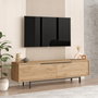 Hanah Home Soporte de TV On1-S Nogal